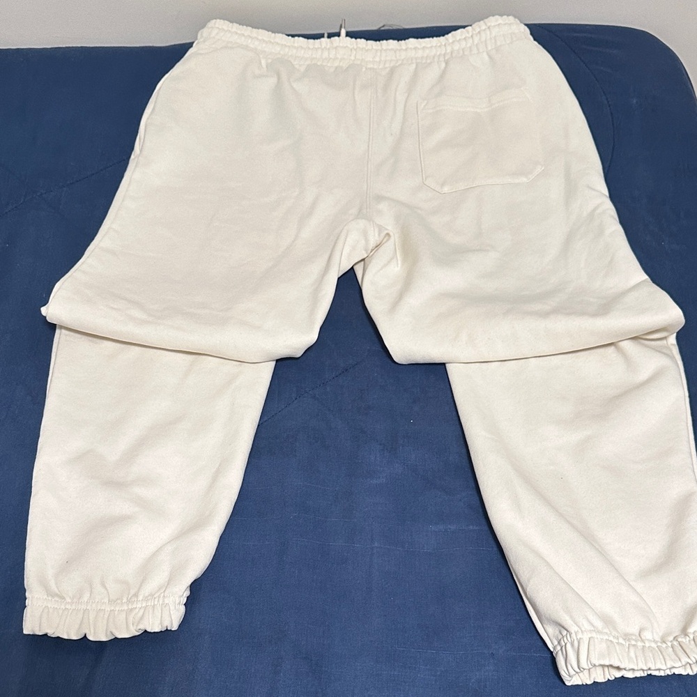 Kids Cream Jogger Pants